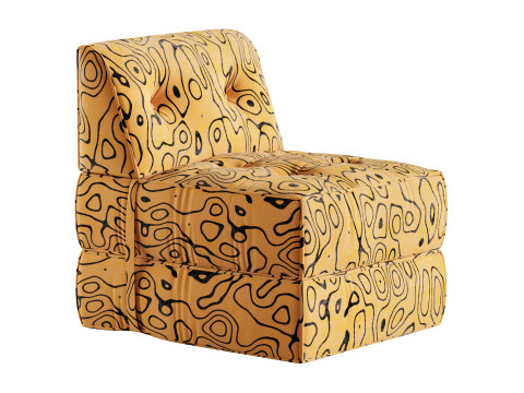 Frameless Armchair Bed 3D Model