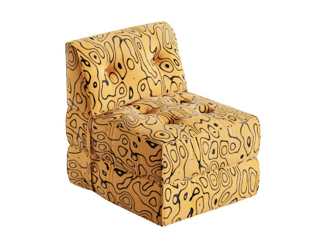 Poltrona letto senza struttura Modello 3D
