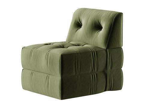 Poltrona letto senza struttura Modello 3D