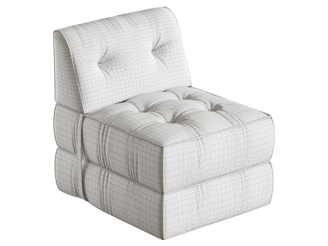 Poltrona letto senza struttura Modello 3D