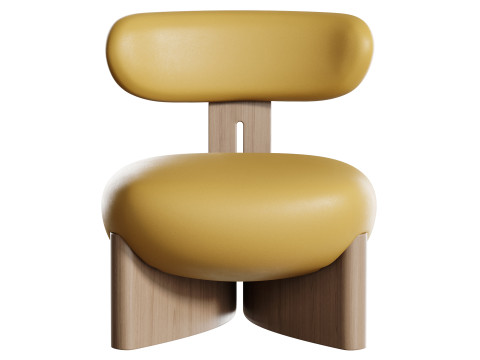 Kursi Berlengan Gobi Model 3D