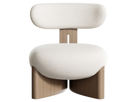 Kursi Berlengan Gobi Model 3D