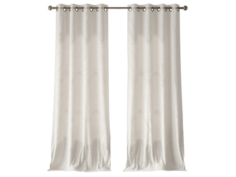 Rideaux occultants personnalisés Japandi Modèle 3D