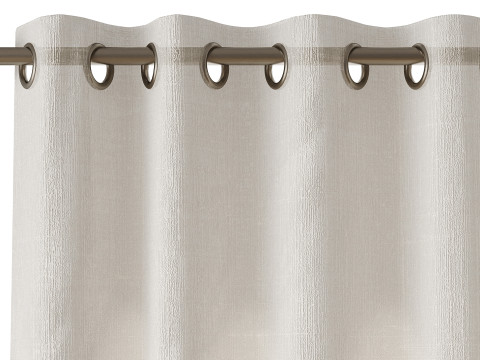 Rideaux occultants personnalisés Japandi Modèle 3D