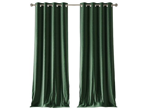 Rideaux occultants personnalisés Japandi Modèle 3D