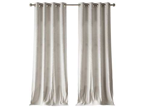 Rideaux occultants personnalisés Japandi Modèle 3D