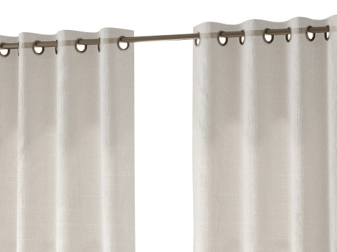 Rideaux occultants personnalisés Japandi Modèle 3D