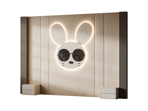Kids-wall-panel-01 3D Model