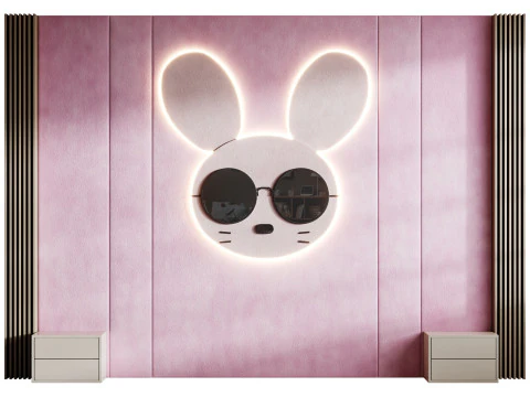 Kids-wall-panel-01 3D Model
