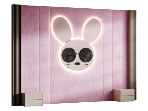 Kids-wall-panel-01 3D Model