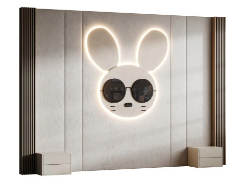Kids-wall-panel-01 3D Model