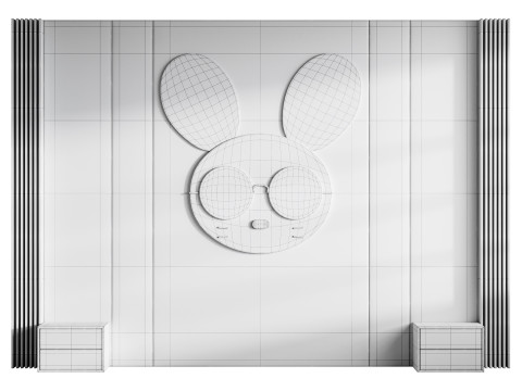 Panel-de-pared-para-niños-01 Modelo 3D