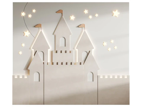Kids wall panel 2 3D Model