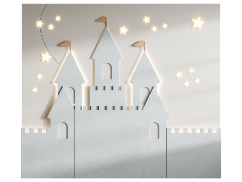 Дитяче настінне панно 2 3D Модель