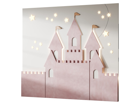 Дитяче настінне панно 2 3D Модель