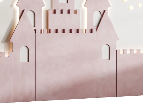 Kids wall panel 2 3D Model