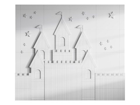 Дитяче настінне панно 2 3D Модель