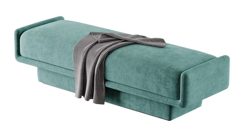 Lilas Bank 01 3D Model .c4d .max .obj .3ds .fbx .stl .blend