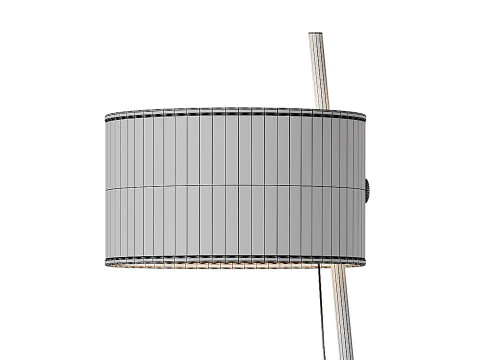 MILAN Linood E27 ウッドフロアランプ 3Dモデル