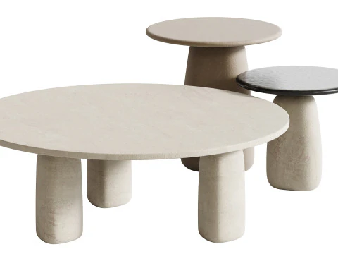 Stoliki kawowe Strata Model 3D