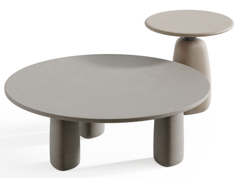 Meja Kopi Strata Model 3D