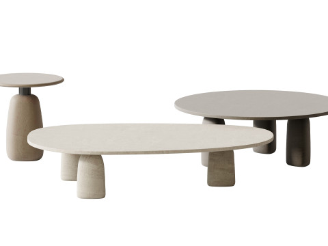 Meja Kopi Strata Model 3D