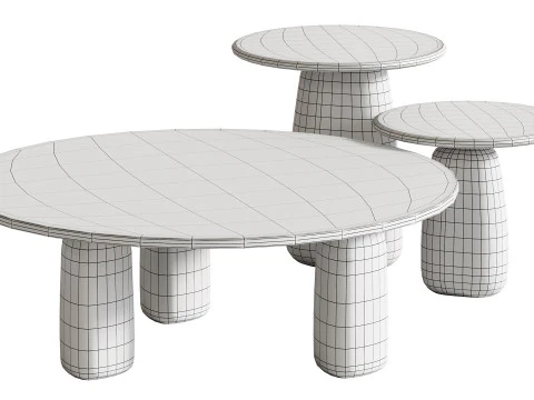 Stoliki kawowe Strata Model 3D