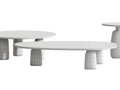 Stoliki kawowe Strata Model 3D