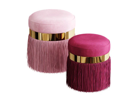 Pouf Lotto Modello 3D