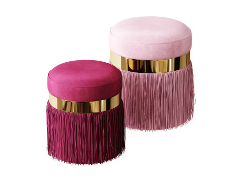 Pouf Lotto Modello 3D