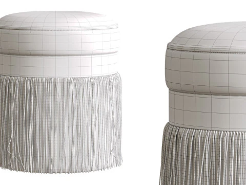 Pouf Lotto Modello 3D