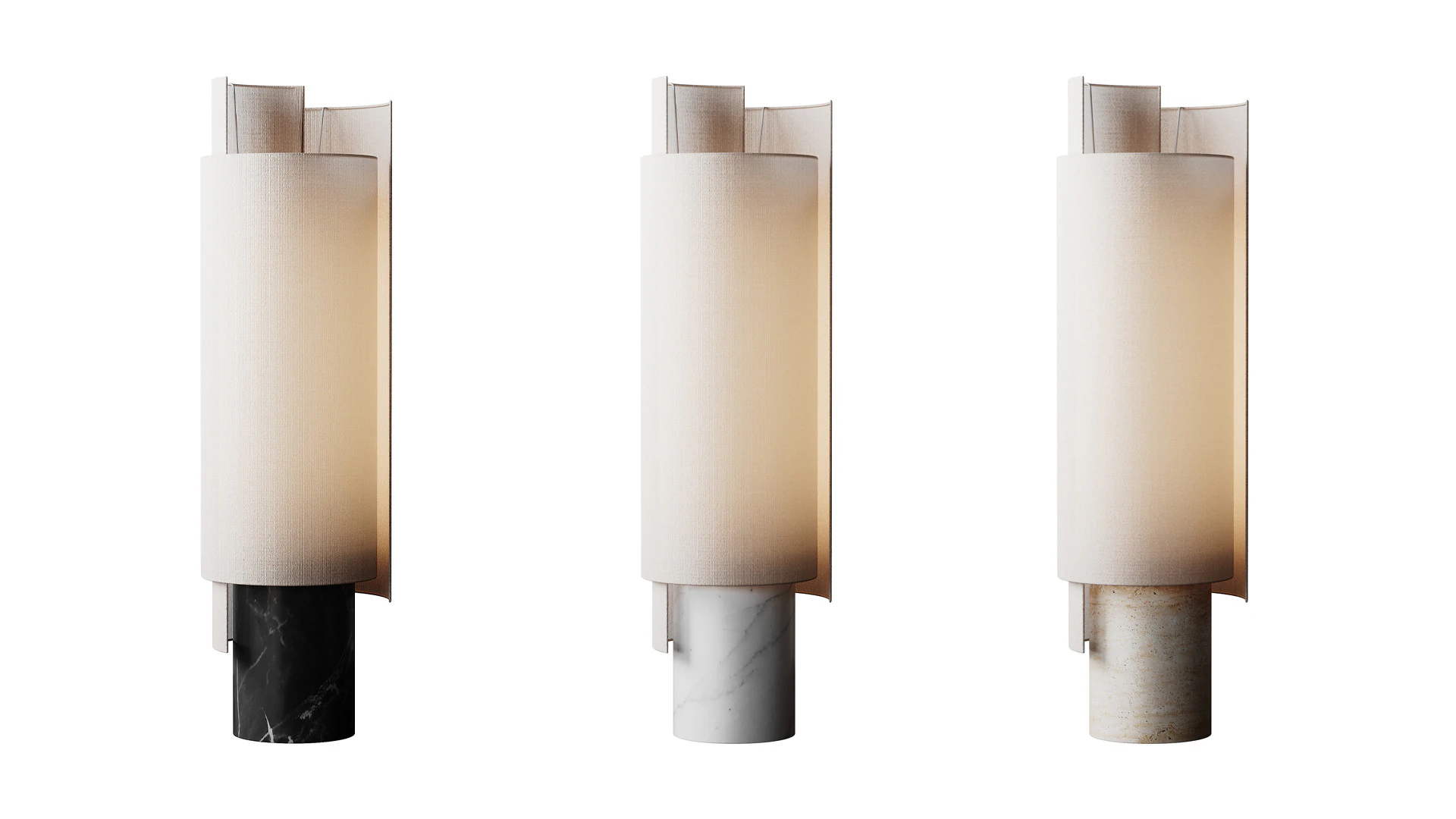 Punt Rio Floor Lamp 3D Model .c4d .max .obj .3ds .fbx .stl .blend 