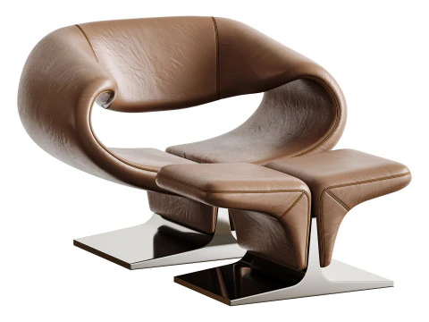 Ribbon Chair 3D Model