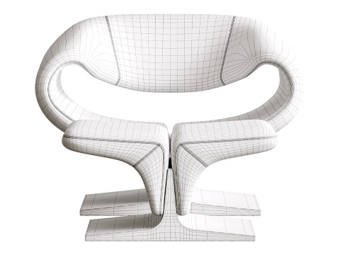丝带椅 3D 模型