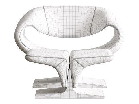 Ribbon Chair 3D Model