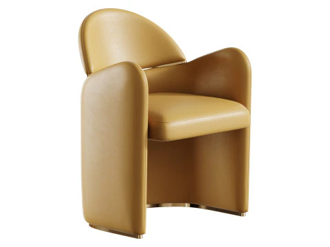 Poltrona da pranzo Snowden Modello 3D