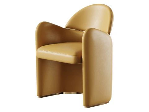 Poltrona da pranzo Snowden Modello 3D