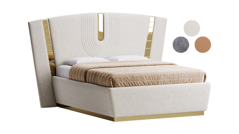 오슬로프 럭셔리 베드 3D 모델 .c4d .max .obj .3ds .fbx .stl .blend 