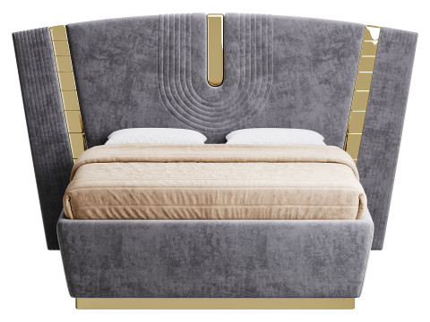 오슬로프 럭셔리 베드 3D 모델