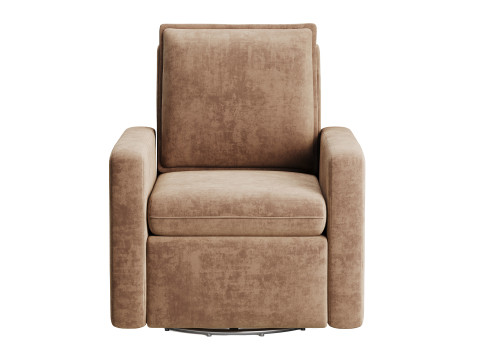 Fauteuil inclinable coulissant rembourré Paxton Modèle 3D