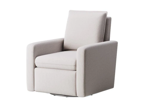 Paxton Upholstered Glider Recliner 3D Model