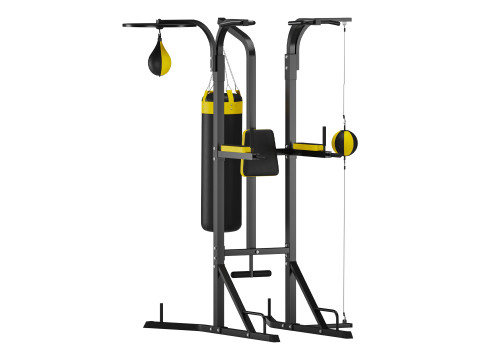 Power Boxing Station Stand Gym Speed ​​Ball Bokszak 3D Model