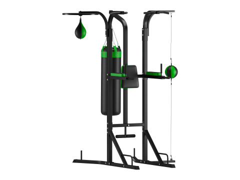 Power Boxing Station Stand Gym Speed ​​Ball Bokszak 3D Model