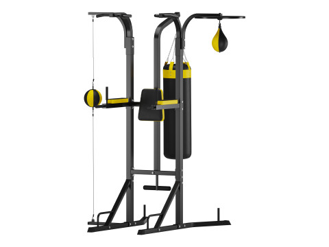 Power Boxing Station Stand Gym Speed ​​Ball Bokszak 3D Model