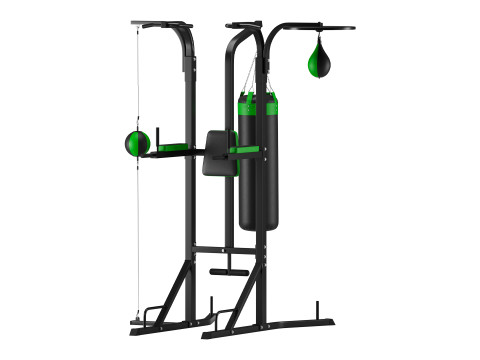 Power Boxing Station Stand Gym Speed ​​Ball Bokszak 3D Model