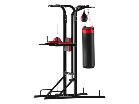 Power Boxing Station Stand Gym Speed ​​Ball Bokszak 3D Model