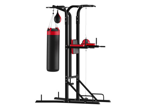 Power Boxing Station Stand Gym Speed ​​Ball Bokszak 3D Model