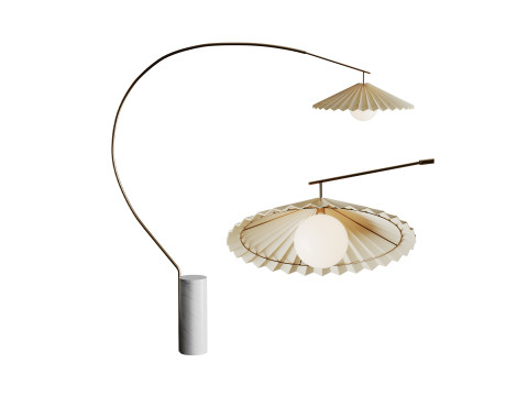 Arc Floor Lamp 3D Model