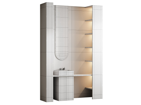 Badezimmermöbel 35 3D Modell