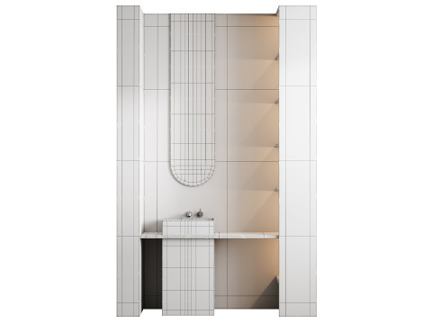 Badezimmermöbel 35 3D Modell